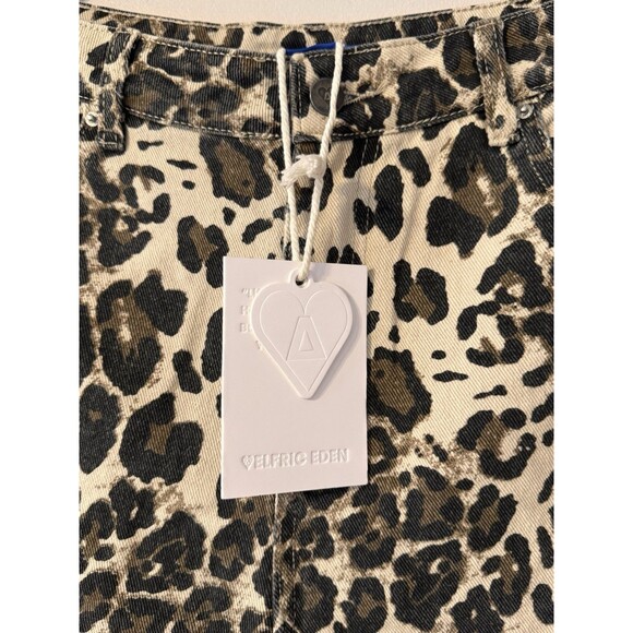 Aelfric Eden Leopard Jeans Size 34 Unisex Sizing Wide Leg - Picture 13 of 16